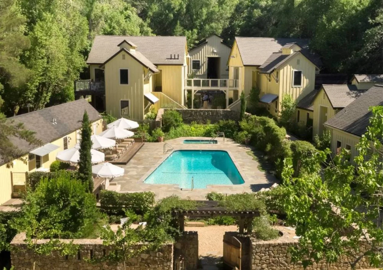 Aerial of Farmhouse Inn